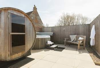 Take a quick dip, or relax in the sauna - the choice is yours!