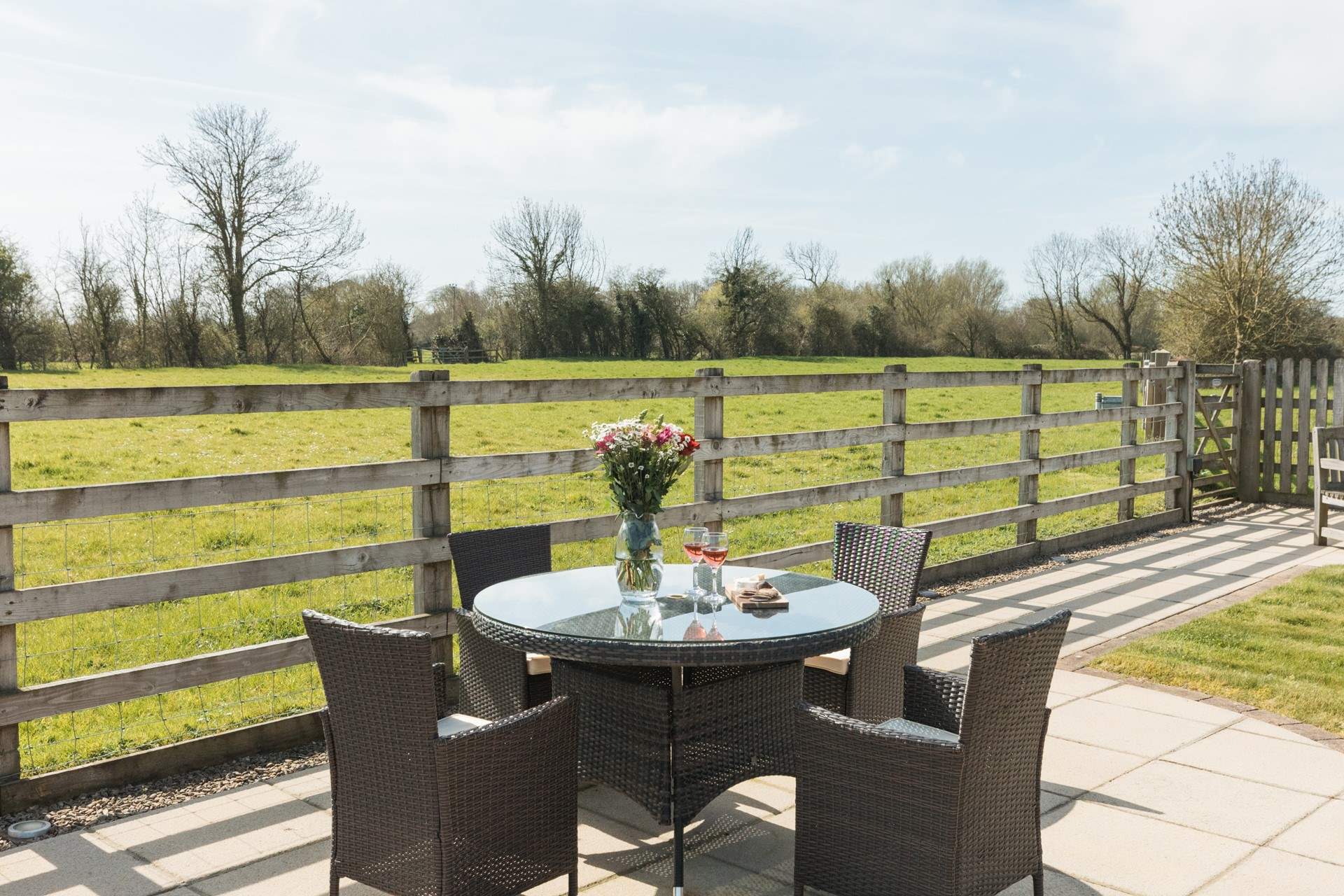 Enjoy sunny evenings in the garden (there is a parasol available).
