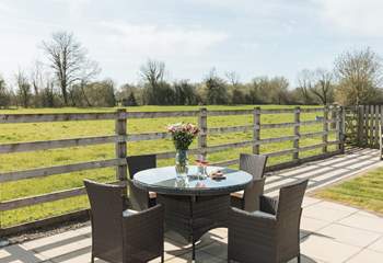 Enjoy sunny evenings in the garden (there is a parasol available).