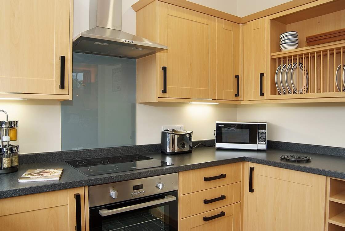 The kitchen provides everything you will need.