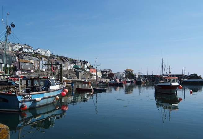 Mevagissey is 10 miles east, a thriving fishing village with narrow streets and lanes to explore.