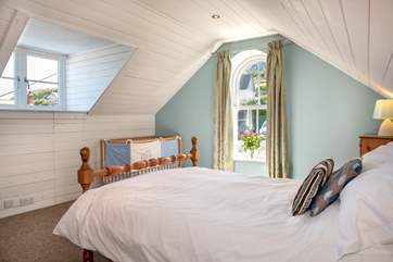 The bedroom on the first floor has an amazing view (Bedroom 2).