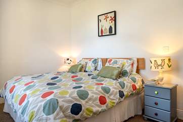 The master bedroom on the ground floor (Bedroom 1).