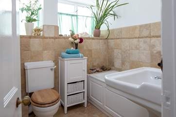 The family bathroom on the first floor.