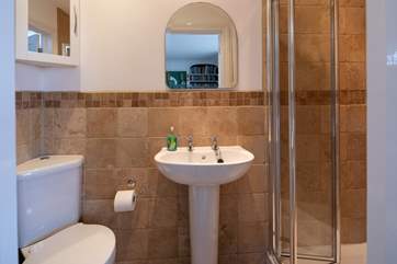 The lovely shower-room.