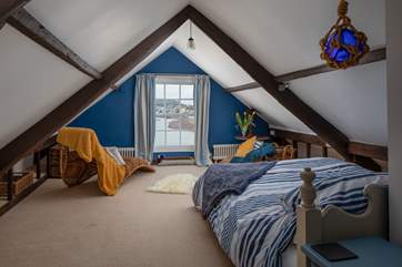 Bedroom three on the first floor offers superb views to wake up to in the morning.