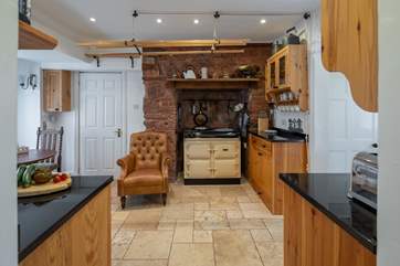 Beautiful kitchen with a superb electric Aga, perfect for whipping up a feast.
