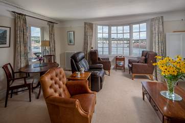 What fabulous views in this super comfy sitting-room.