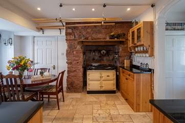Beautiful kitchen with a superb electric Aga, perfect for whipping up a feast.