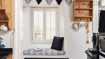 The nautical theme gives a nod to this special location.
