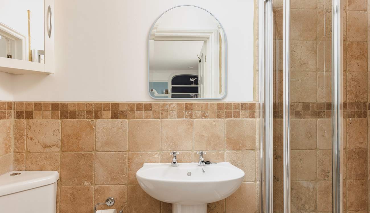 The en suite shower room to bedroom 1.