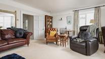 This delightful room is perfect for relaxing on holiday.
