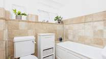 The family bathroom on the first floor.