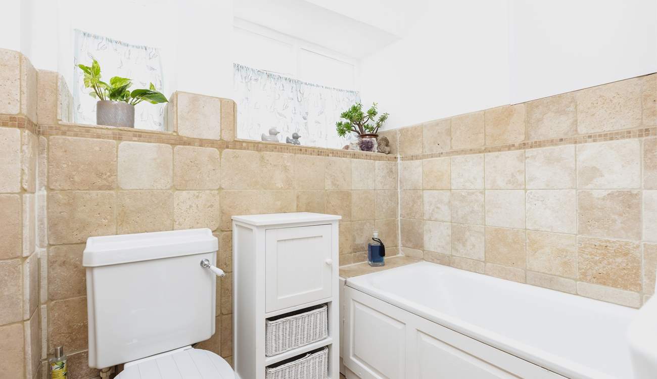 The family bathroom on the first floor.