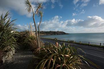 The esplanade is long and level, perfect for a stroll in the sunshine.