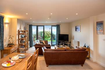 Snuggle down on the sofas after a day exploring this lovely part of Cornwall.