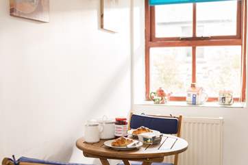 Breakfast for two.