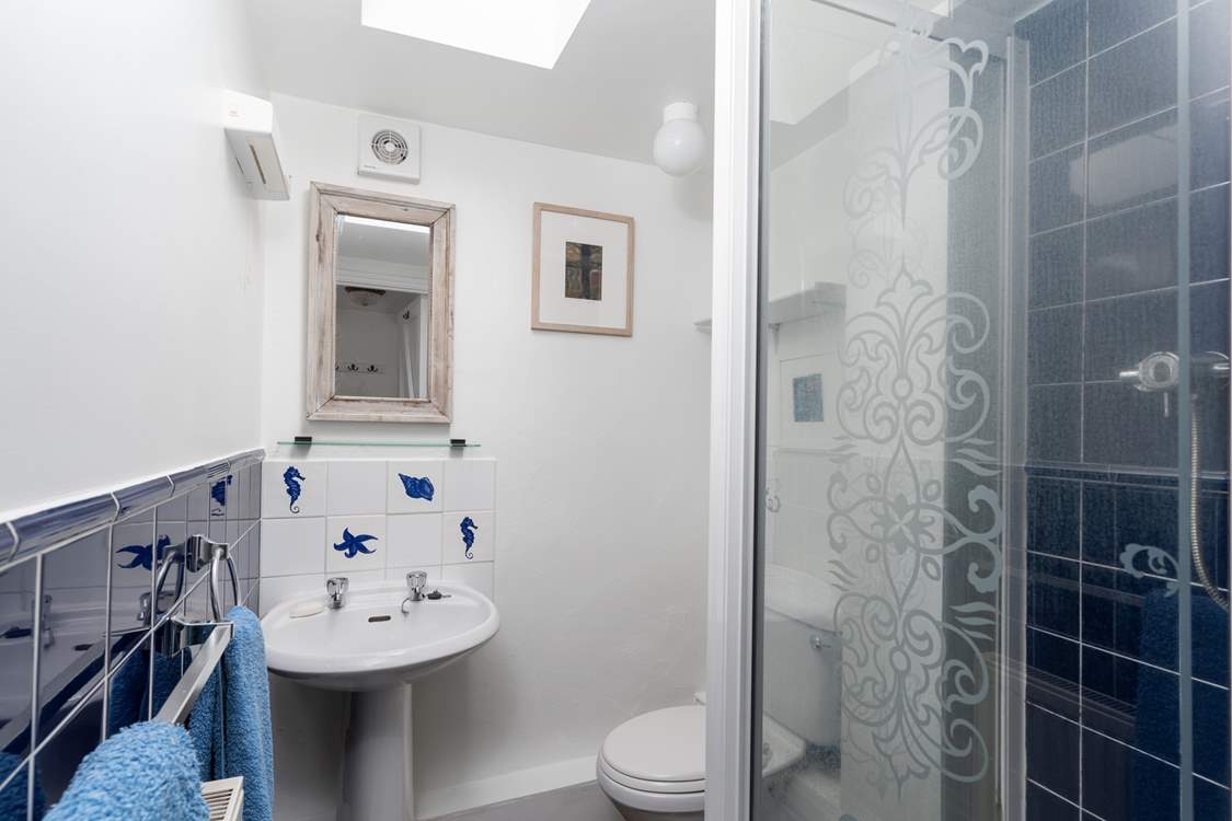 The shower-room.