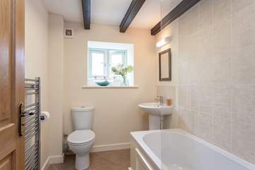 The bathroom on the ground floor.