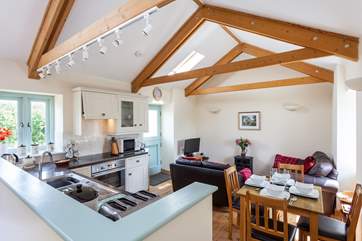 The first floor open plan living-area.