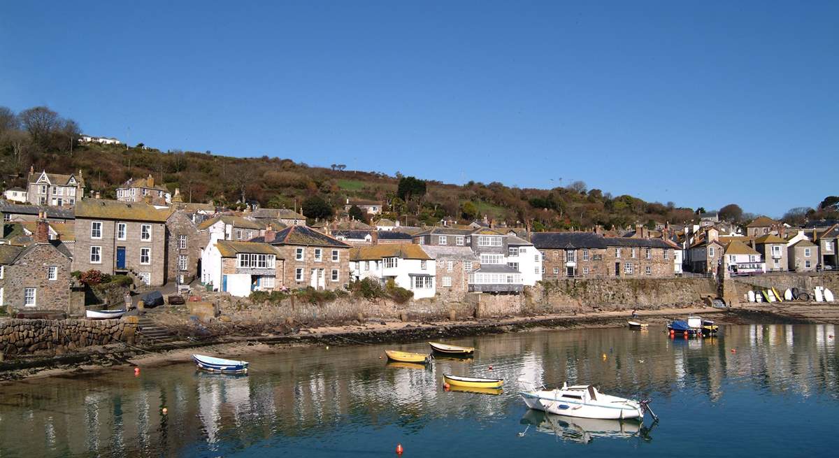 Mousehole is a four mile drive away.