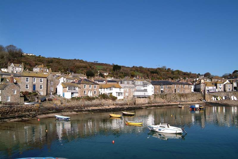 Mousehole is a four mile drive away.