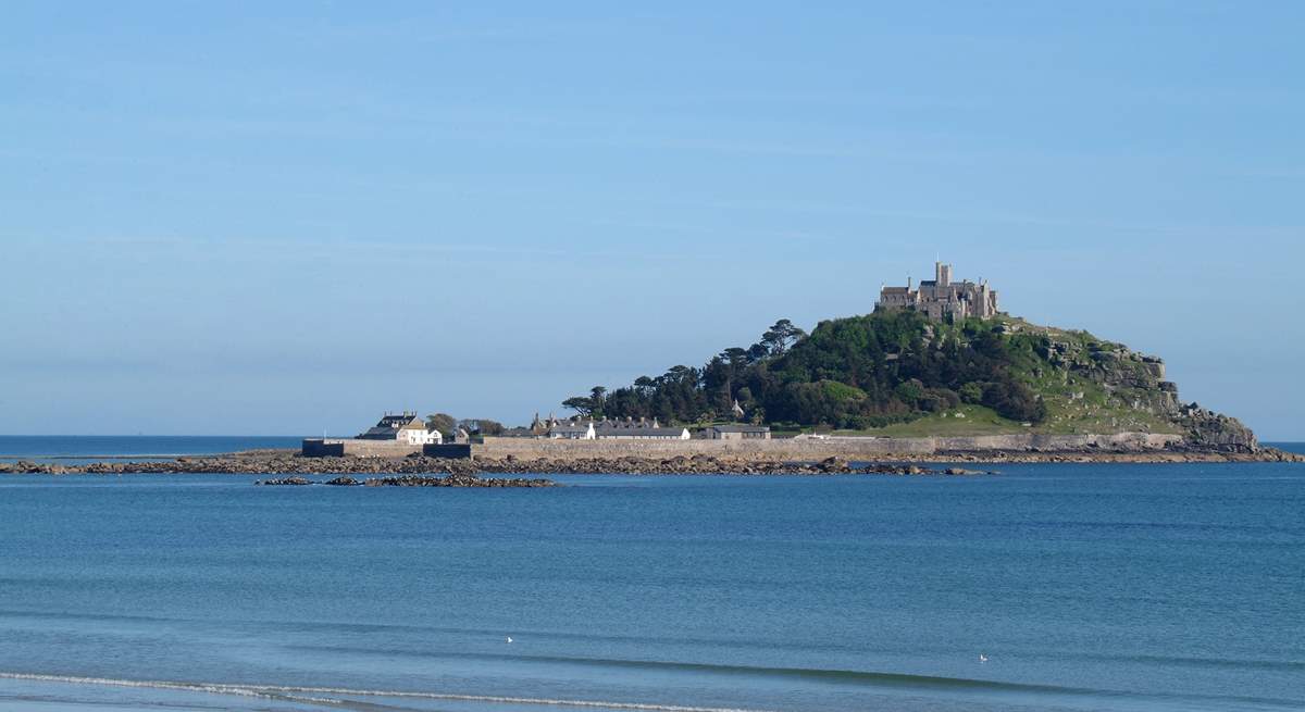 St Michael's Mount is just five miles away.