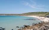 Lovely Sennen Cove is great for surfing. - Thumbnail Image