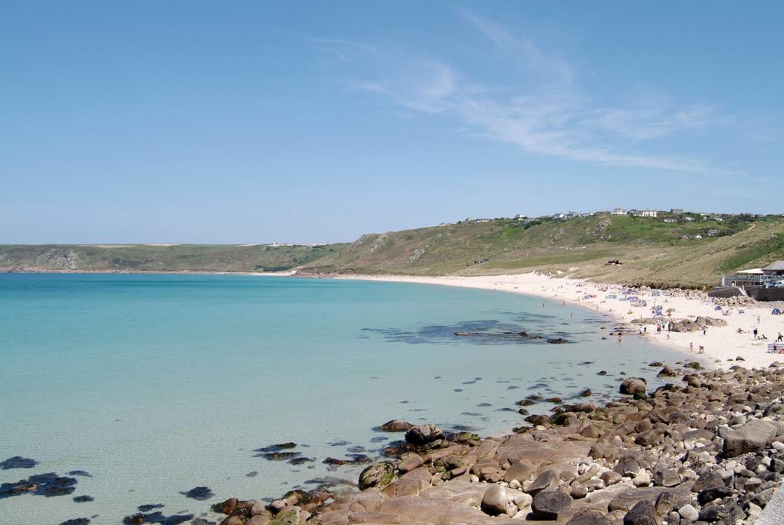 Pack a picnic and head to lovely Sennen Cove which is great for surfing.