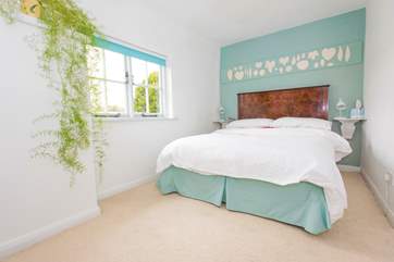 The bedroom.