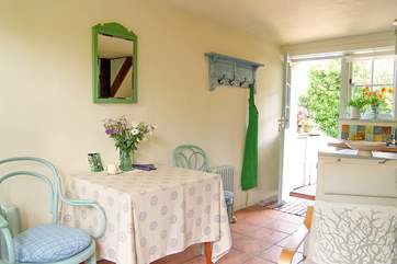 The dining-area.