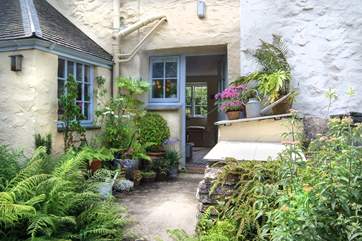 The front of the property.