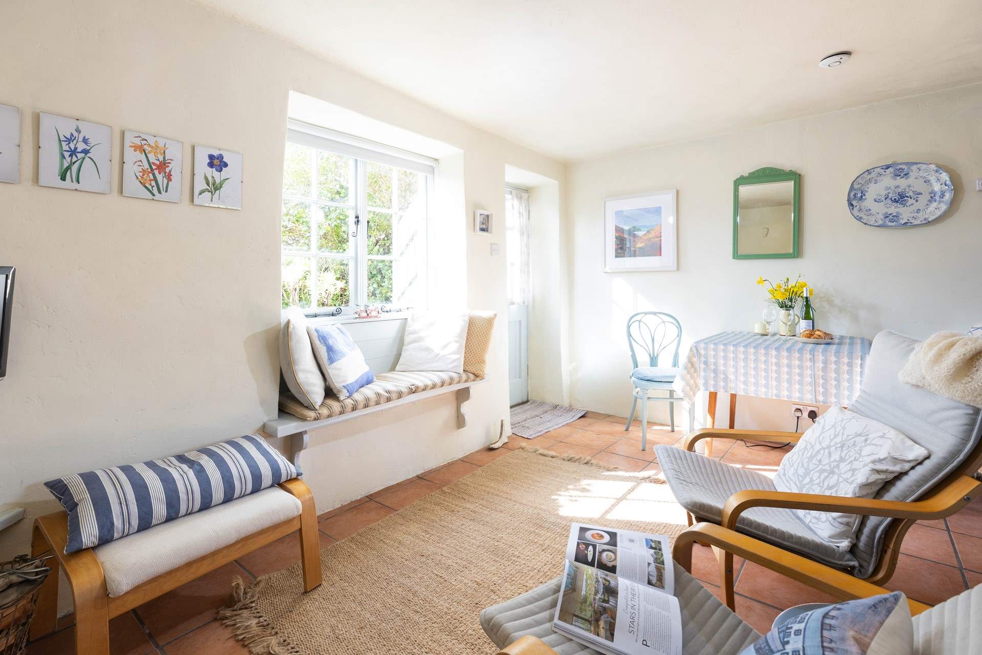 An open plan area filled with natural light.