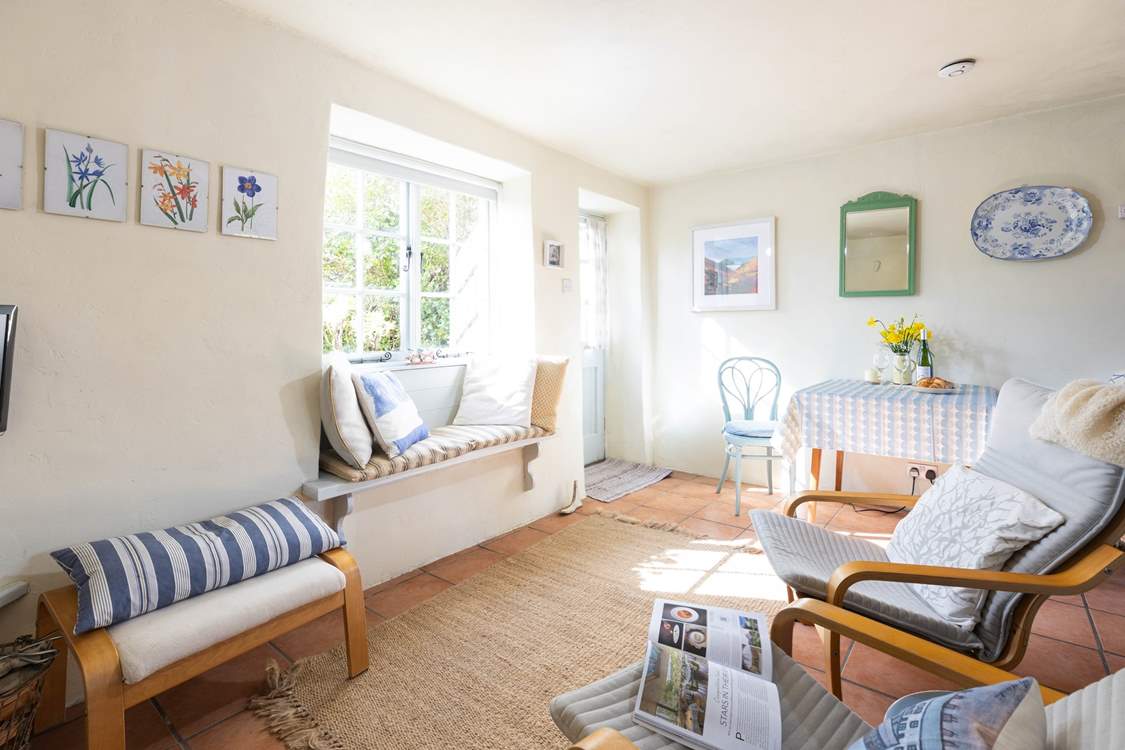 An open plan area filled with natural light.