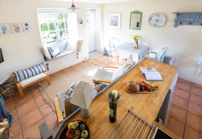 Prospect cottage is designed to offer a snug retreat after a day in the Cornish countryside.