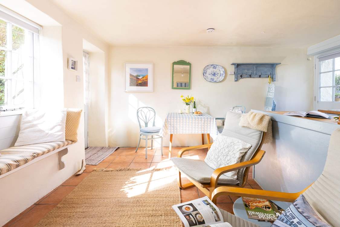 Prospect Cottage is designed to offer a snug retreat after a day in the Cornish countryside.