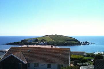 Burgh Island is accessible at low tide.
