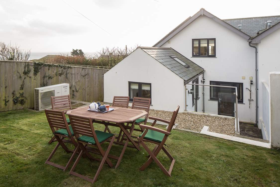 At the rear of the property is the perfect sun-trap where you can sit back and unwind, or serve up a well-deserved cream tea.