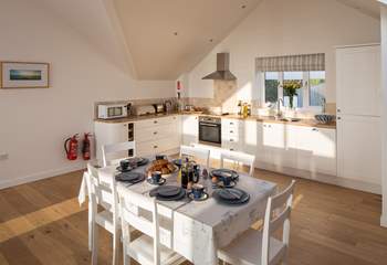 The perfect kitchen/dining area for feasting together.