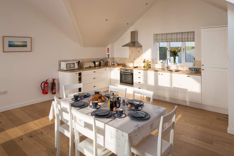 The perfect kitchen/dining area for feasting together.