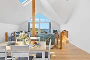 The stunning coastal views can also be enjoyed from the kitchen-area.