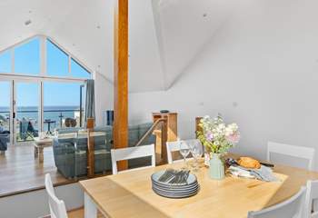 What a backdrop to complement any meal.