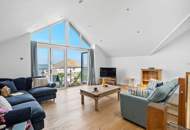 The open plan living area is such a sociable space.