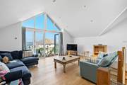 The open plan living area is such a sociable space.