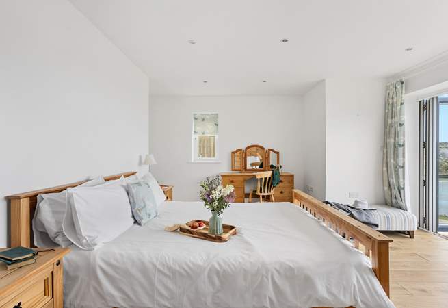 Bedroom 1 is so light and airy.