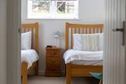 Peeking into bedroom 2.