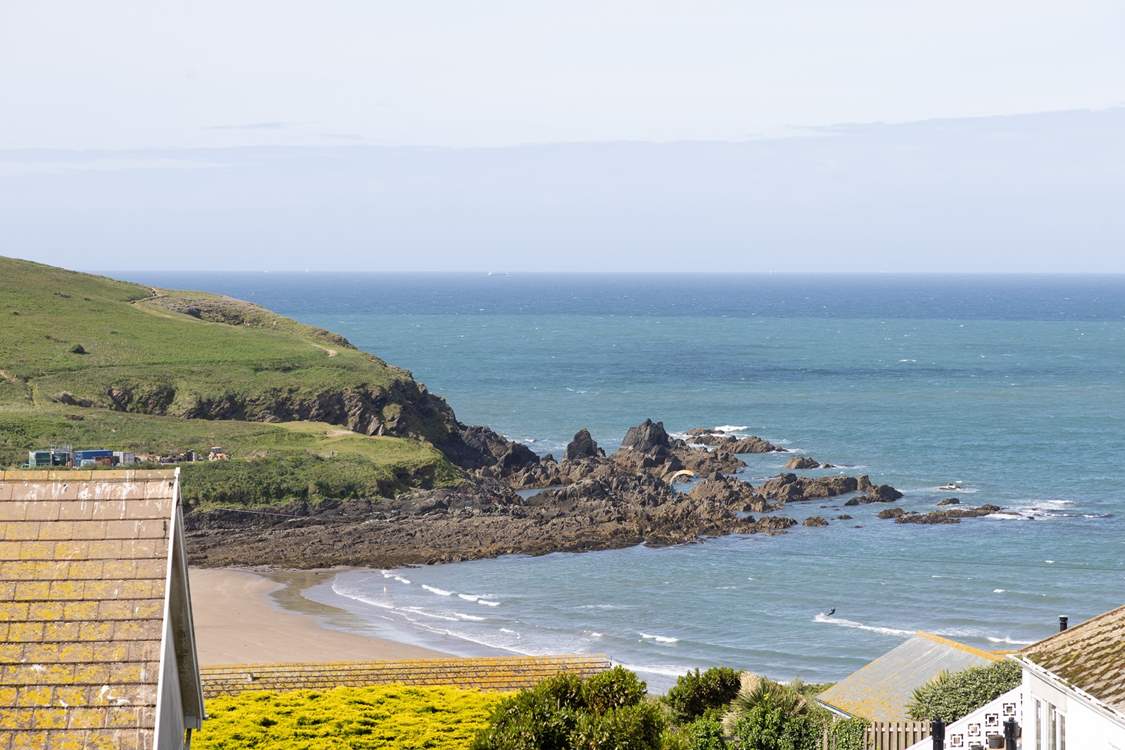 What a view, and it's all yours from the balcony window.