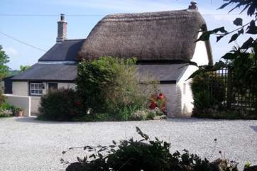There is plenty of space to park alongside the cottage.