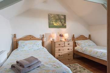 The twin 3ft beds are comfortable both for adults and children.