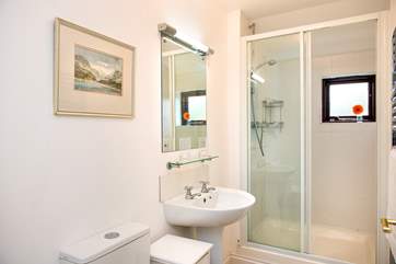 The shower-room on the ground floor next to Bedroom 1.